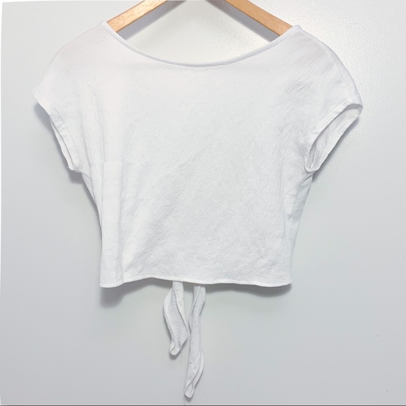 Tie-Back Reversible Crop Top - Size XS - Picture 2 of 2